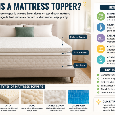 What is a mattress topper and how it works